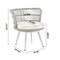 Manhattan Comfort Monaco Rope Wicker 3-Piece Patio Conversation Set with Cushions in Cream OD-CV013-CR - alternate 7